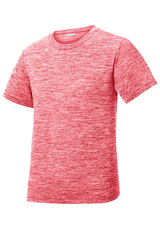Sport-Tek Youth PosiCharge Electric Heather Tee (Deep Red Electric)