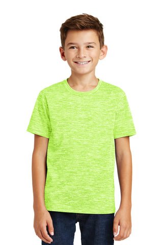 Sport-Tek Youth PosiCharge Electric Heather Tee (Lime Shock Electric)