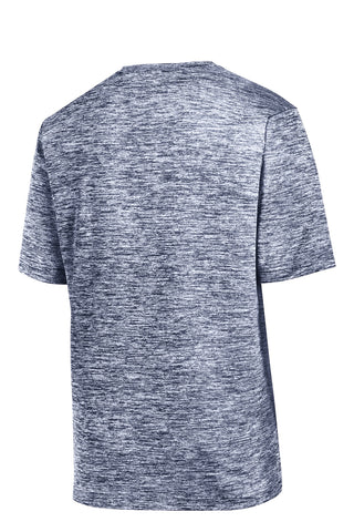 Sport-Tek Youth PosiCharge Electric Heather Tee (True Navy Electric)