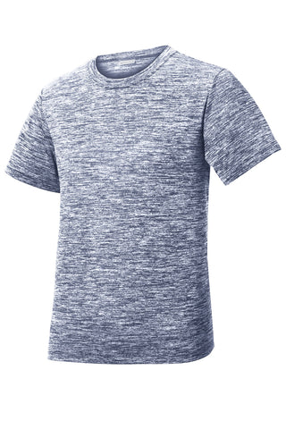 Sport-Tek Youth PosiCharge Electric Heather Tee (True Navy Electric)