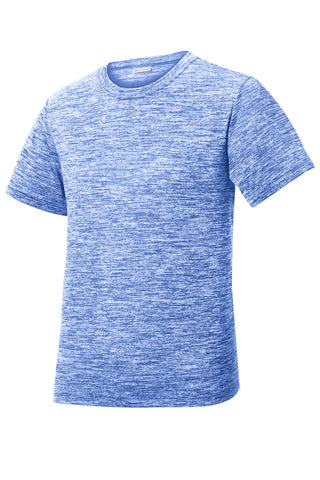 Sport-Tek Youth PosiCharge Electric Heather Tee (True Royal Electric)