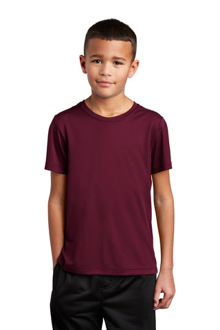 Sport-Tek Youth Posi-UV Pro Tee (Cardinal)