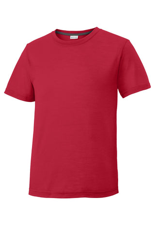 Sport-Tek Youth PosiCharge Competitor Cotton Touch Tee (Deep Red)