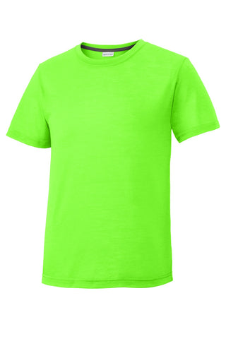 Sport-Tek Youth PosiCharge Competitor Cotton Touch Tee (Neon Green)