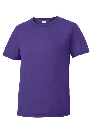 Sport-Tek Youth PosiCharge Competitor Cotton Touch Tee (Purple)