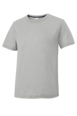 Sport-Tek Youth PosiCharge Competitor Cotton Touch Tee (Silver)