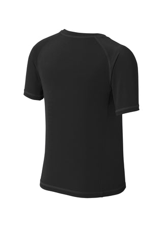 Sport-Tek Youth Rashguard Tee (Black)