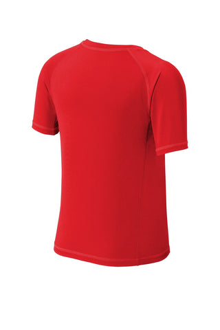 Sport-Tek Youth Rashguard Tee (True Red)