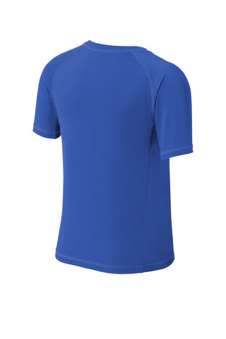 Sport-Tek Youth Rashguard Tee (True Royal)