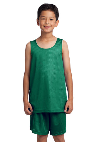 Sport-Tek Youth PosiCharge Classic Mesh Reversible Tank (Kelly Green)