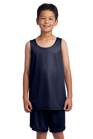 Sport-Tek Youth PosiCharge Classic Mesh Reversible Tank (True Navy)