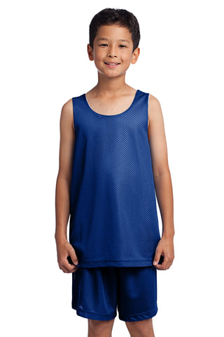 Sport-Tek Youth PosiCharge Classic Mesh Reversible Tank (True Royal)