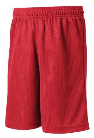 Sport-Tek Youth PosiCharge Classic Mesh Short (True Red)