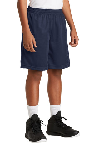 Sport-Tek Youth PosiCharge Classic Mesh Short (True Navy)