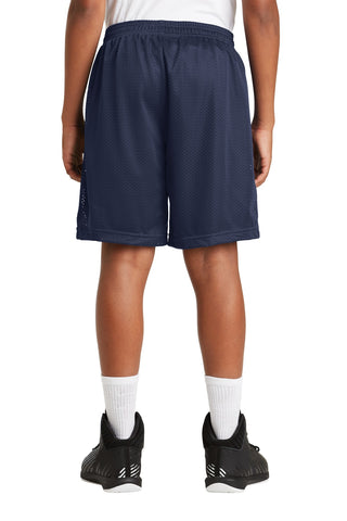 Sport-Tek Youth PosiCharge Classic Mesh Short (True Navy)