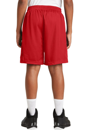 Sport-Tek Youth PosiCharge Classic Mesh Short (True Red)