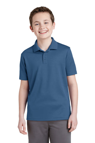 Sport-Tek Youth PosiCharge RacerMesh Polo (Dawn Blue)