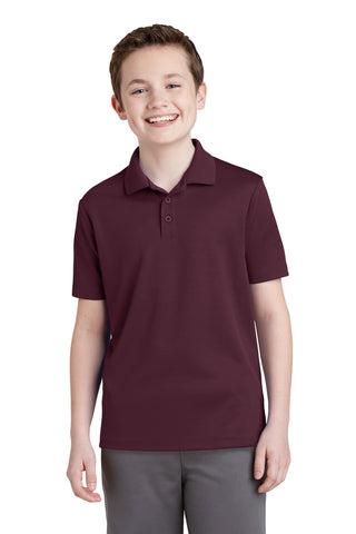 Sport-Tek Youth PosiCharge RacerMesh Polo (Maroon)