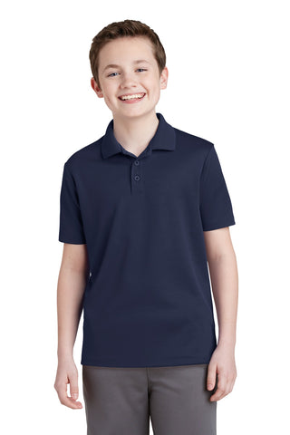 Sport-Tek Youth PosiCharge RacerMesh Polo (True Navy)