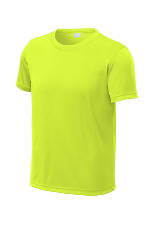 Sport-Tek Youth PosiCharge Re-Compete Tee (Neon Yellow)