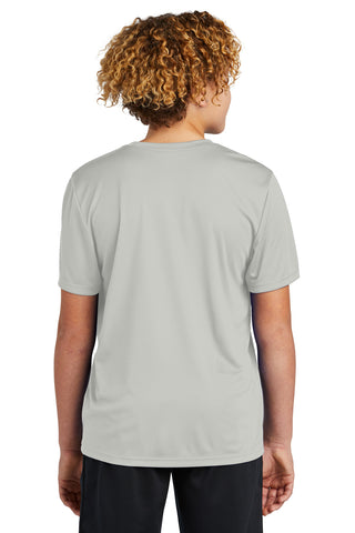 Sport-Tek Youth PosiCharge Re-Compete Tee (Silver)