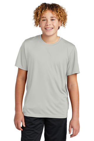 Sport-Tek Youth PosiCharge Re-Compete Tee (Silver)