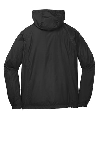 Sport-Tek Youth Hooded Raglan Jacket (Black)