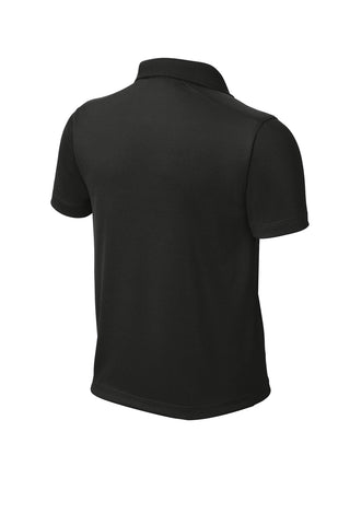 Sport-Tek Youth UV Micropique Polo (Black)