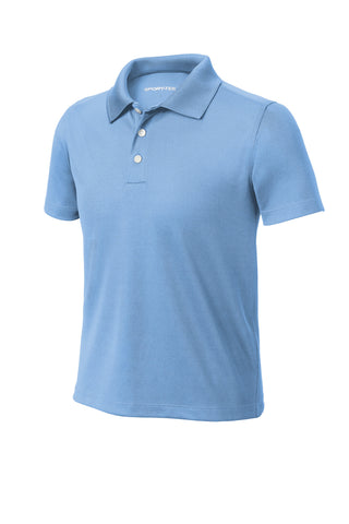 Sport-Tek Youth UV Micropique Polo (Carolina Blue)