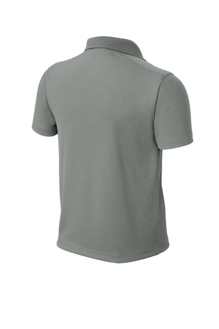 Sport-Tek Youth UV Micropique Polo (Grey Concrete)