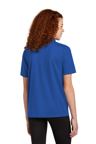 Sport-Tek Youth UV Micropique Polo (True Royal)