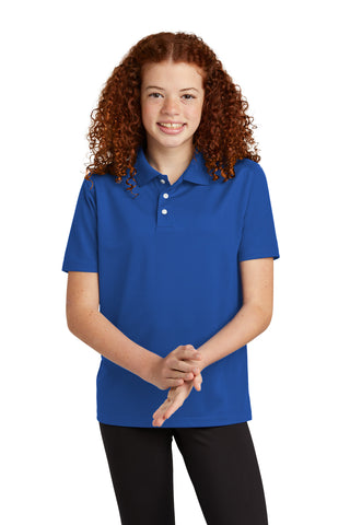 Sport-Tek Youth UV Micropique Polo (True Royal)