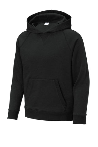Sport-Tek Youth Drive Fleece Pullover Hoodie (Black)