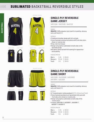 Printwear - A4 Basketball Catalog