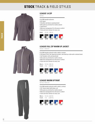 Printwear - A4 Track & Field Catalog