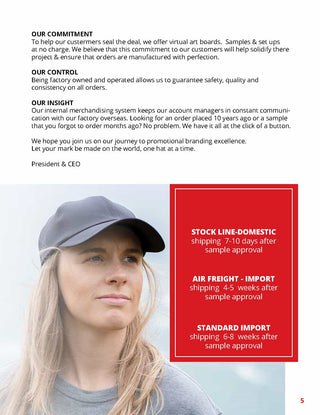 Printwear - Continental Headwear Catalog