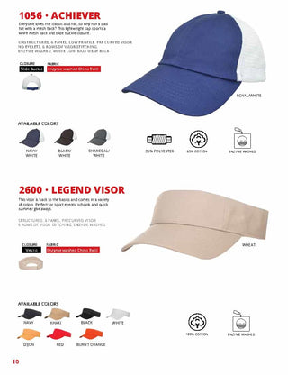 Printwear - Continental Headwear Catalog