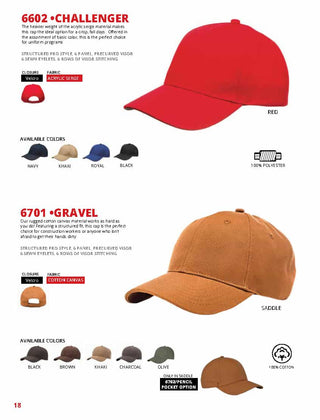 Printwear - Continental Headwear Catalog