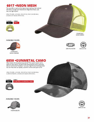 Printwear - Continental Headwear Catalog