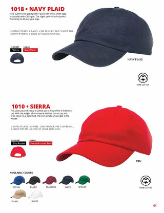 Printwear - Continental Headwear Catalog