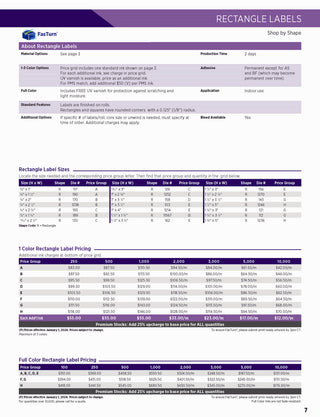 Printwear - Custom Labels 2024 Catalog