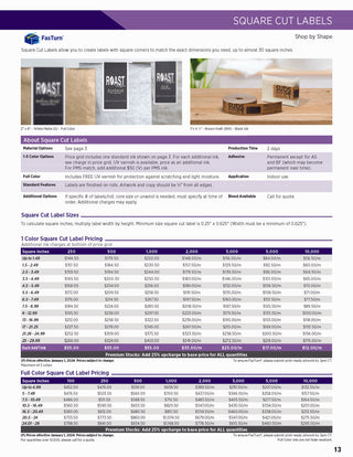 Printwear - Custom Labels 2024 Catalog