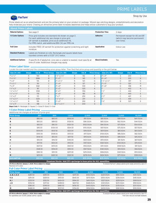 Printwear - Custom Labels 2024 Catalog