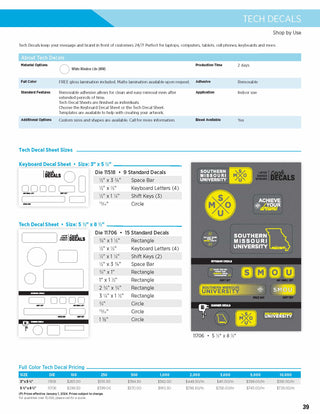 Printwear - Custom Labels 2024 Catalog