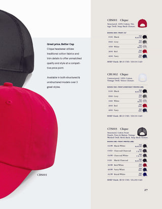 Printwear - Headwear 2024 Catalog