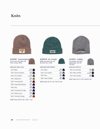 Printwear - Headwear 2024 Catalog