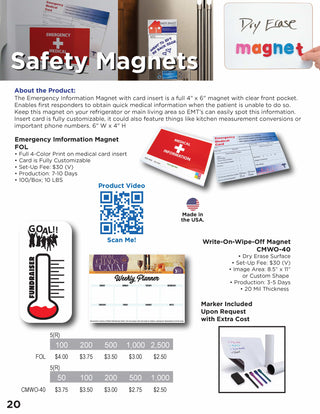 Printwear - Magnets Catalog