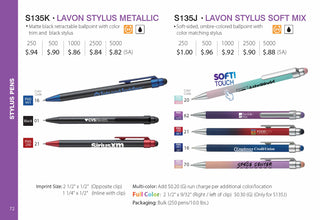 Printwear - Pens 2024 Catalog