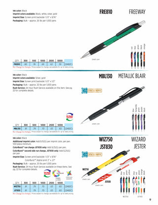 Printwear - Pens Catalog