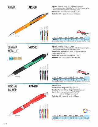 Printwear - Pens Catalog